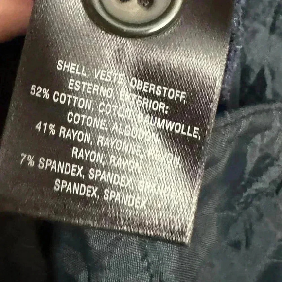 Anthropologie The Essential Flare Crop Pants Blue Size 2 - Picture 4 of 4